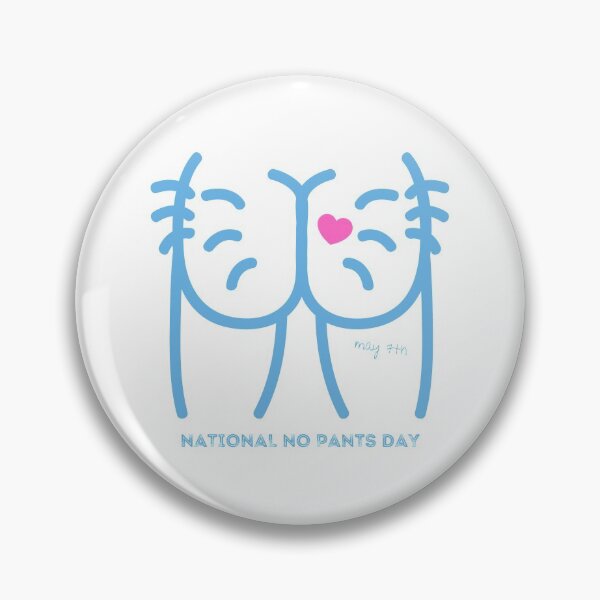Item preview, National No Pants Day Hairy Butt Cheeks designed and sold by Nathalie Aynié.