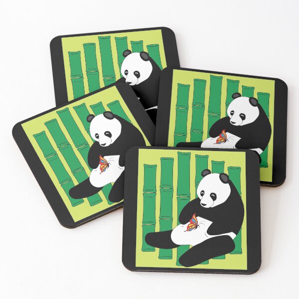 Item preview, Fascinated Panda Bear With Butterfly designed and sold by flofin.