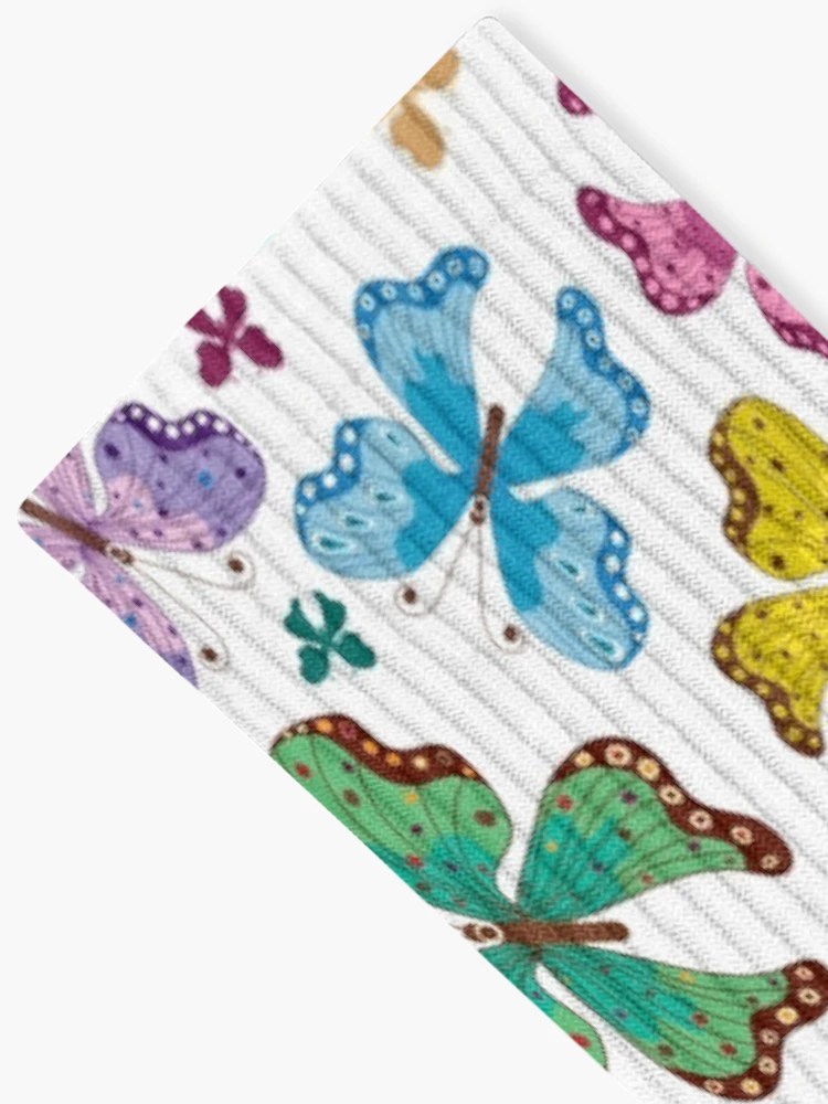 Thumbnail 2 of 5, Socks, BoHo Butterflies designed and sold by RuthFurtado.