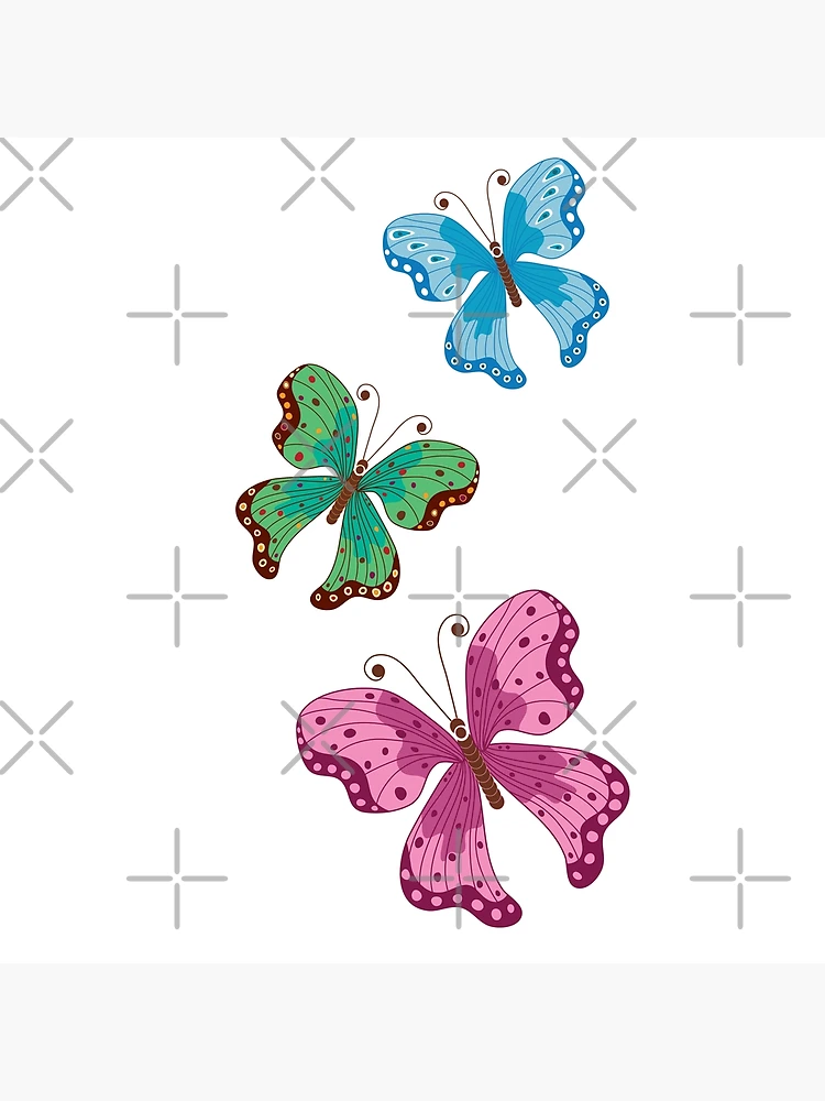 Thumbnail 3 of 3, Poster, BoHo Butterflies designed and sold by RuthFurtado.