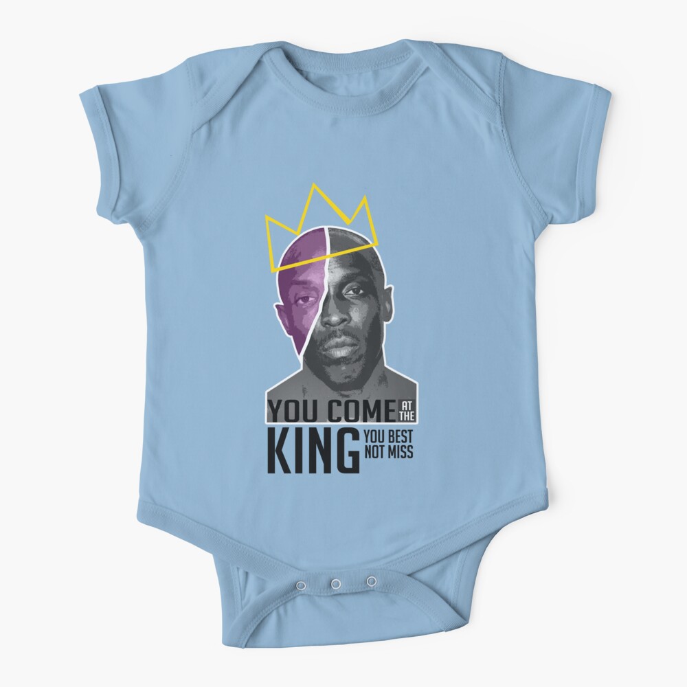 Omar Little - The Wire - Version 1 With Black Words Baby One-Piece