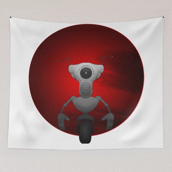 Item preview, Unicycle Cartoon Robot  designed and sold by A-T-H.