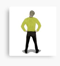 "Captain Booty" Kirk Star Trek Canvas Print
