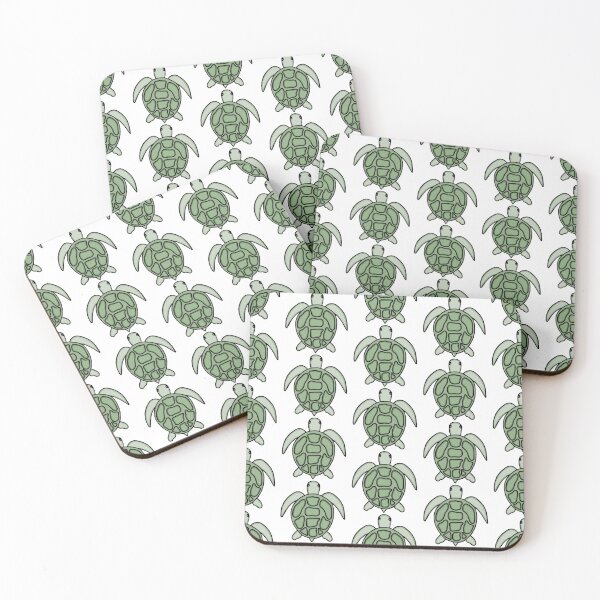 Item preview, Super Adorable And Cute Olive Green Turtle designed and sold by Barolina.