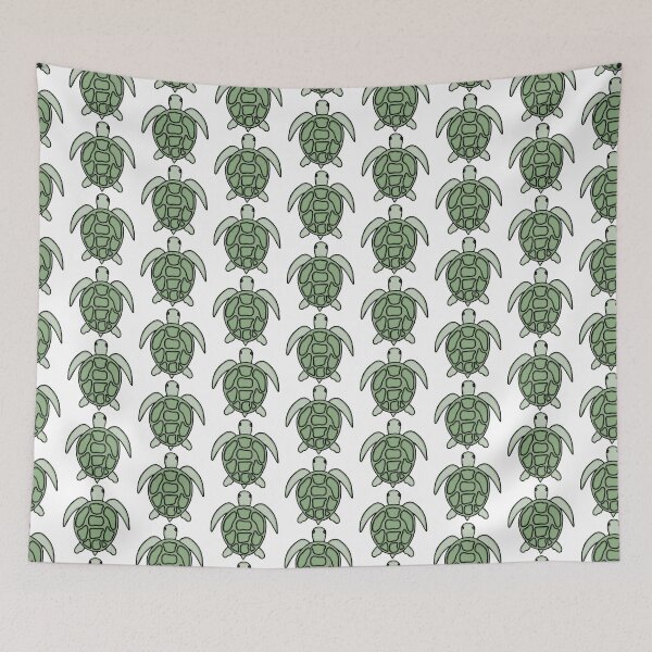 Item preview, Super Adorable And Cute Olive Green Turtle designed and sold by Barolina.