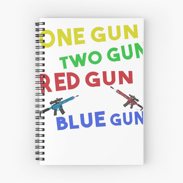 Item preview, One Gun Two Gun Red Gun Blue Gun-colorful guns, kids gift designed and sold by BestDes.