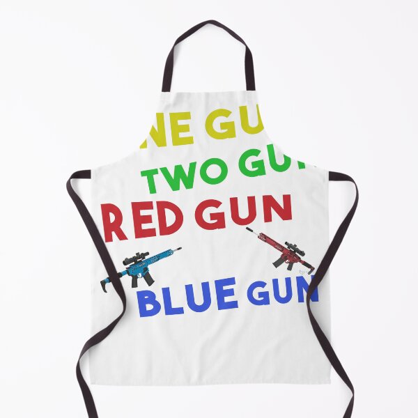 Item preview, One Gun Two Gun Red Gun Blue Gun-colorful guns, kids gift designed and sold by BestDes.