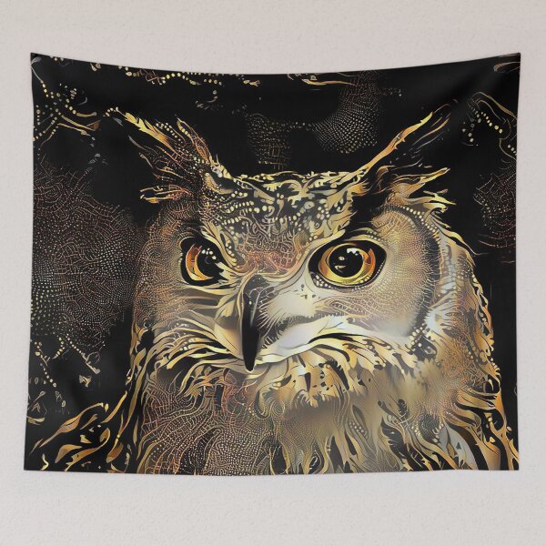Item preview, Gold Owl designed and sold by Beth Brink.