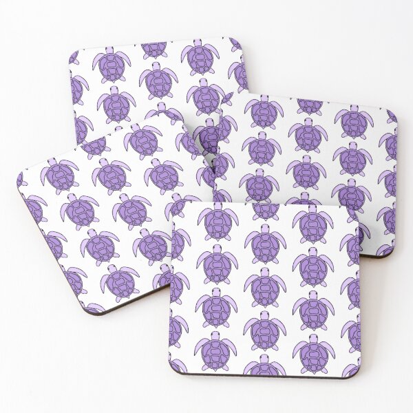 Item preview, Super Adorable And Cute Pastel PurpleTurtle designed and sold by Barolina.