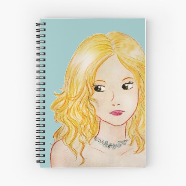Item preview, Blonde girl drawing illustration manga style nice background blue sky mystery designed and sold by ElisabetLis.