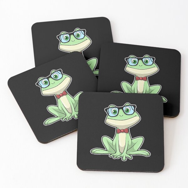 Item preview, Frog Nerd Student Glasses Tie designed and sold by Snabdesign84.