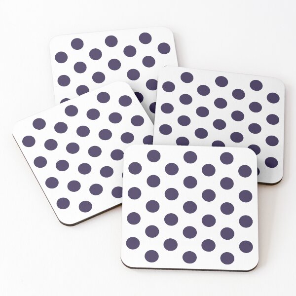 Item preview, Medium NAVY BLUE & WHITE POLKA DOTS designed and sold by RachelMacht.
