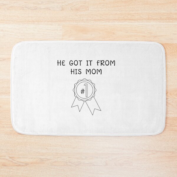 Item preview, He Got It From HIs Mom Luckiest Mom Ever designed and sold by SportyDogShop.