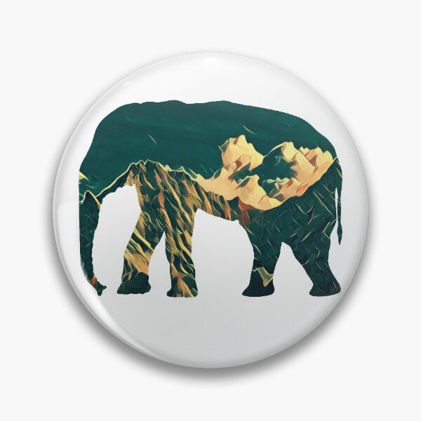 Item preview, Elephant in the Rainy Mountains designed and sold by Snilfen.