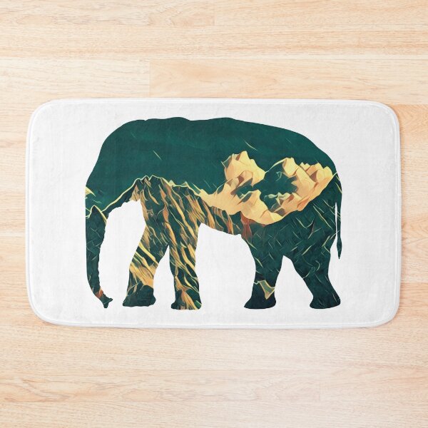 Item preview, Elephant in the Rainy Mountains designed and sold by Snilfen.