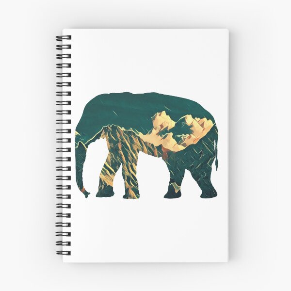 Item preview, Elephant in the Rainy Mountains designed and sold by Snilfen.