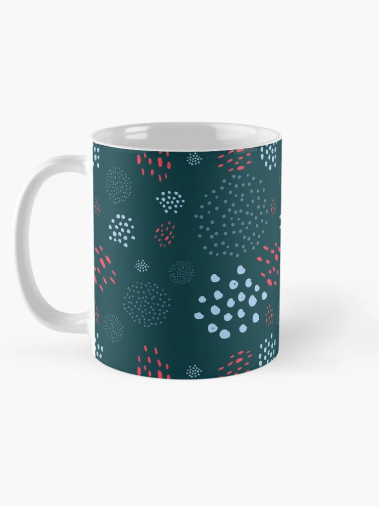 Thumbnail 5 of 6, Coffee Mug, Colorful Pattern designed and sold by PureGeometry.
