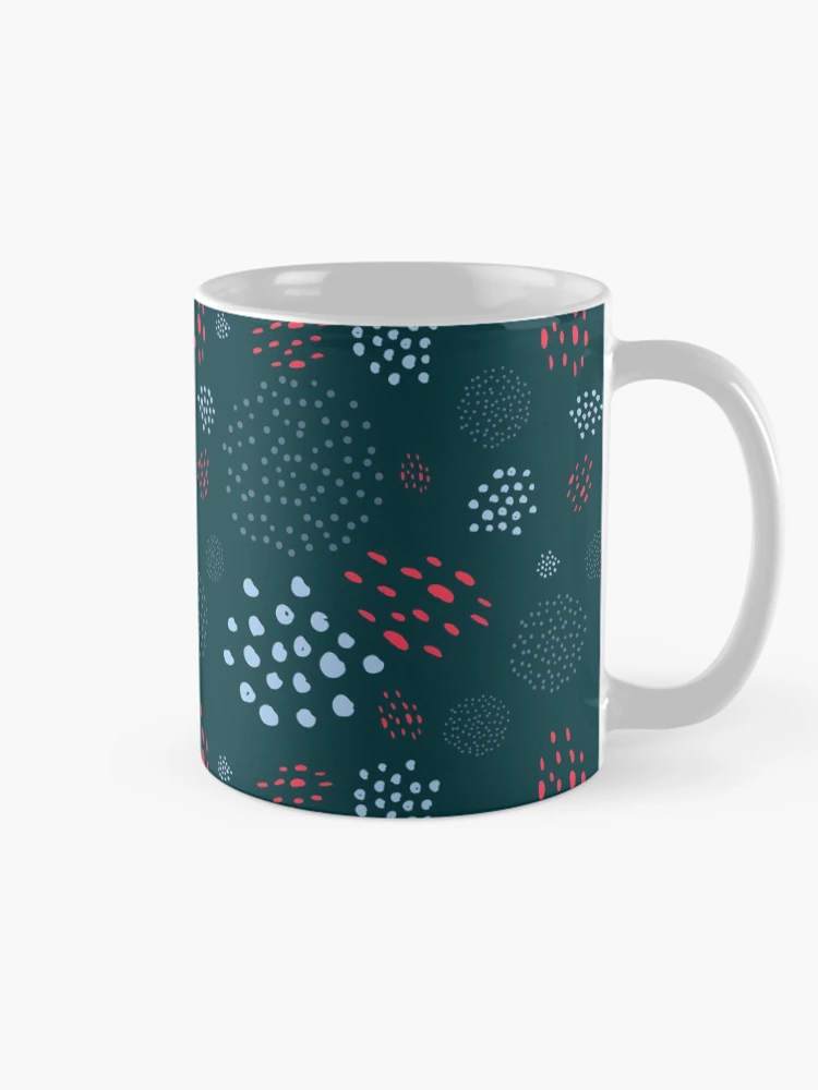 Thumbnail 3 of 6, Coffee Mug, Colorful Pattern designed and sold by PureGeometry.