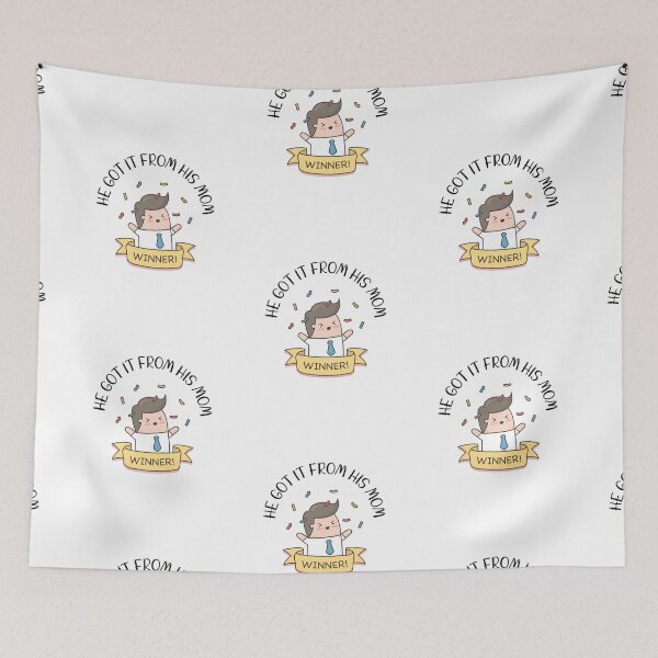 Item preview, Got It From HIs Mom Luckiest Mom Ever designed and sold by SportyDogShop.