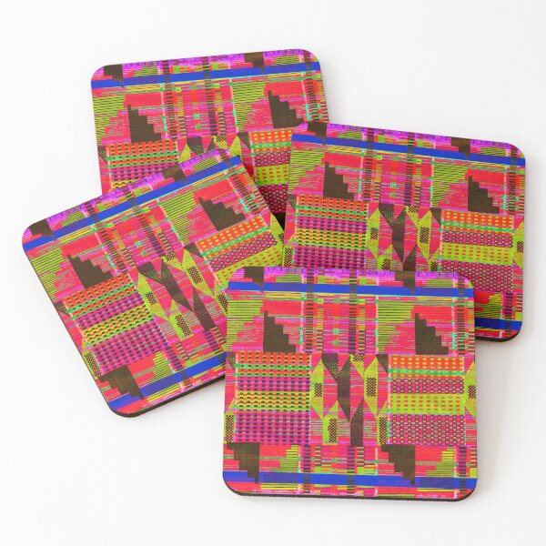 Kent Pattern Paper Coasters (Set of 4)