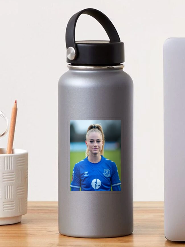 linqin Womens Football Water Bottle for Men Boys Girls Minimalist