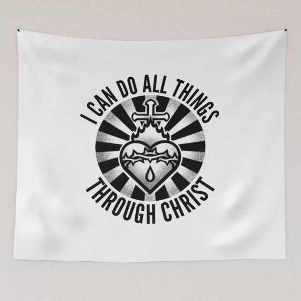 Item preview, Sacred Heart of Jesus Quote designed and sold by HalpinDesign.