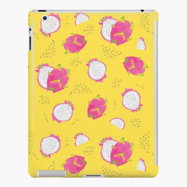 Dragon fruit print yellow iPad Snap Case
