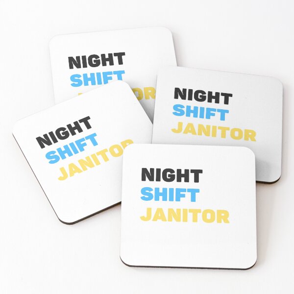 Item preview, Night Shift Janitor Night Shift Laborer designed and sold by SportyDogShop.