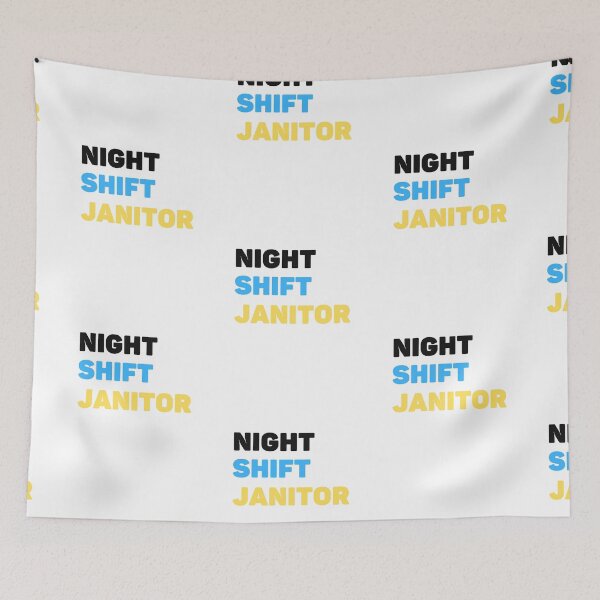 Item preview, Night Shift Janitor Night Shift Laborer designed and sold by SportyDogShop.