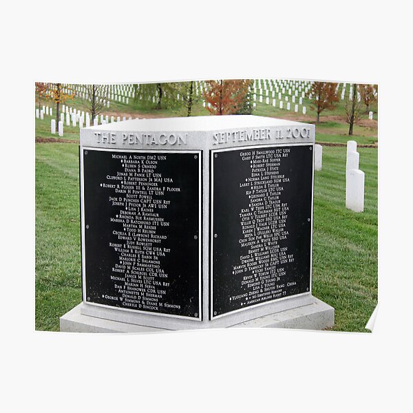 Arlington’s Pentagon Memorial Poster