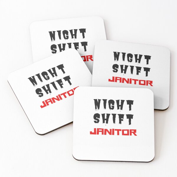 Item preview, Night Shift Janitor Night Shift Laborer designed and sold by SportyDogShop.