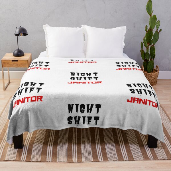 Item preview, Night Shift Janitor Night Shift Laborer designed and sold by SportyDogShop.