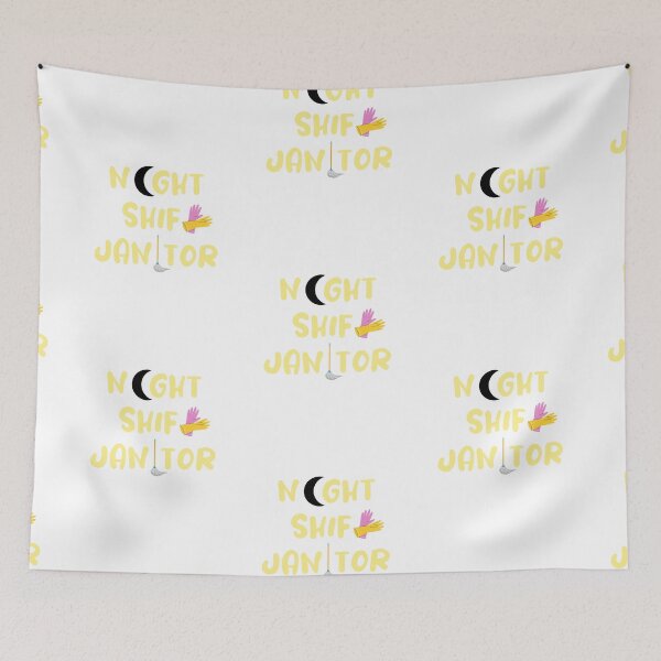 Item preview, Night Shift Janitor Night Shift Laborer designed and sold by SportyDogShop.