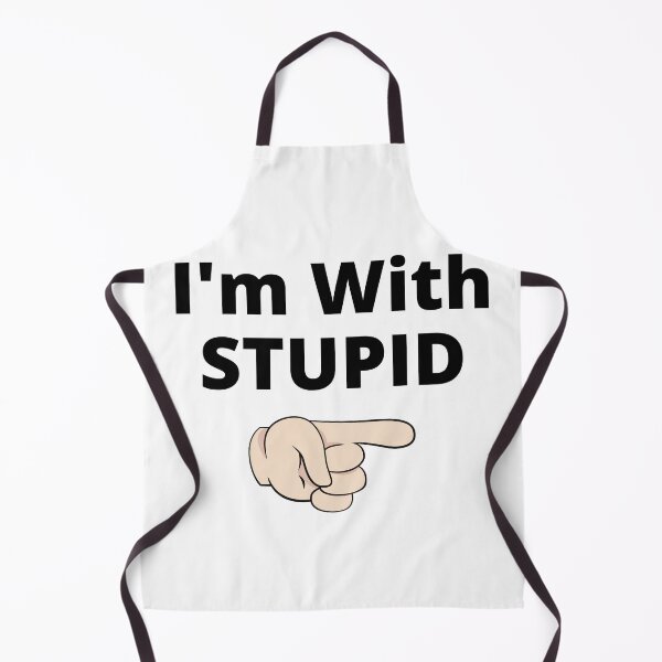 Item preview, I'm With STUPID designed and sold by PureGeometry.