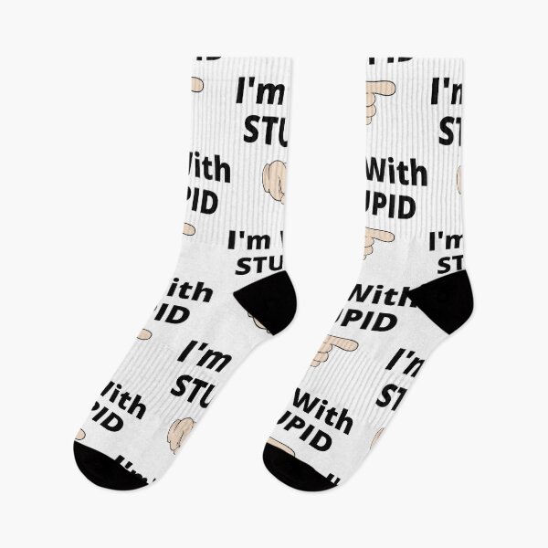Item preview, I'm With STUPID designed and sold by PureGeometry.