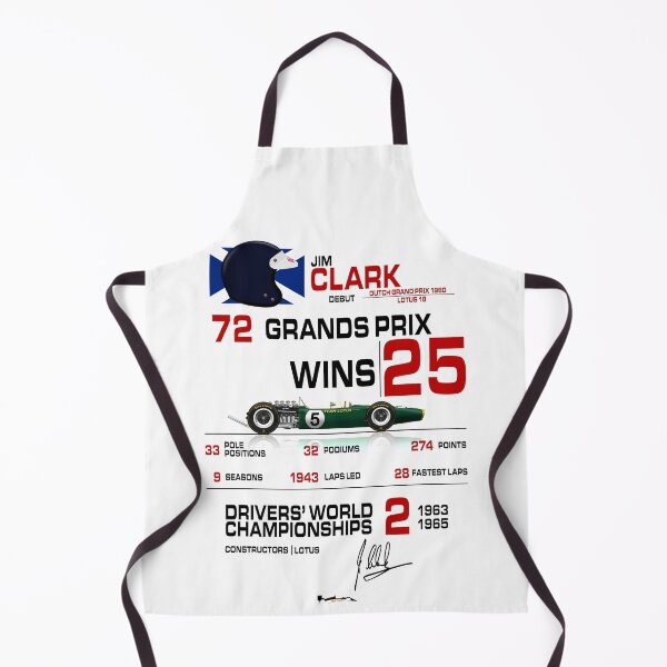 Item preview, Jim Clark - F1 Stats with car & helmet design designed and sold by JageOwen.