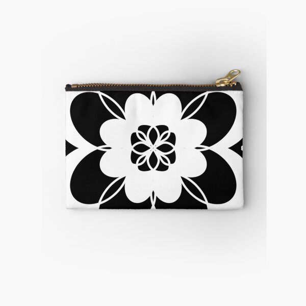 Item preview, Black and White Flower Mandala Design designed and sold by SMillustrations.