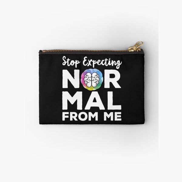 Item preview, Stop Expecting Normal From Me White designed and sold by curledup-cat.