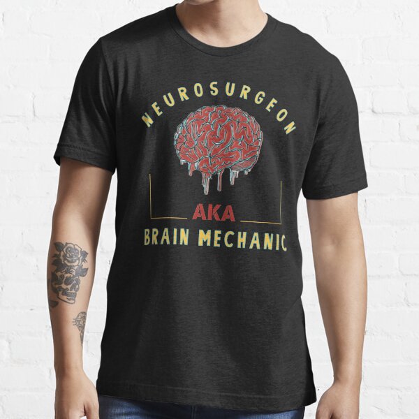 Vista previa del artículo con la obra «Neurocirujano también conocido como mecánico del cerebro - neurocirujano divertido», diseñado y vendido por SidTastic .