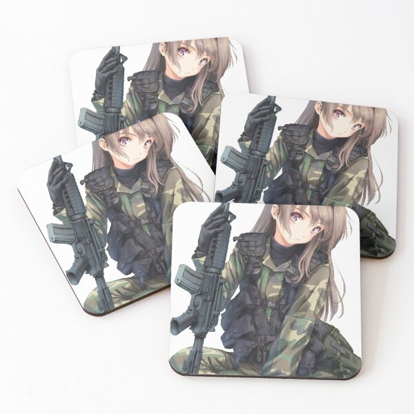 Item preview, Military Anime Girl Special War designed and sold by Viktoriia Trubiichuk.