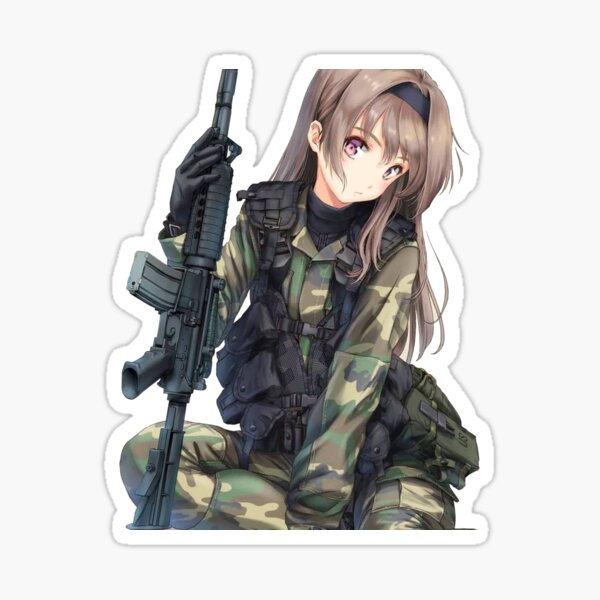 600px x 600px - Anime Military Stickers for Sale | Redbubble
