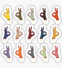 ALL OKAY HANDY PATTERN Sticker
