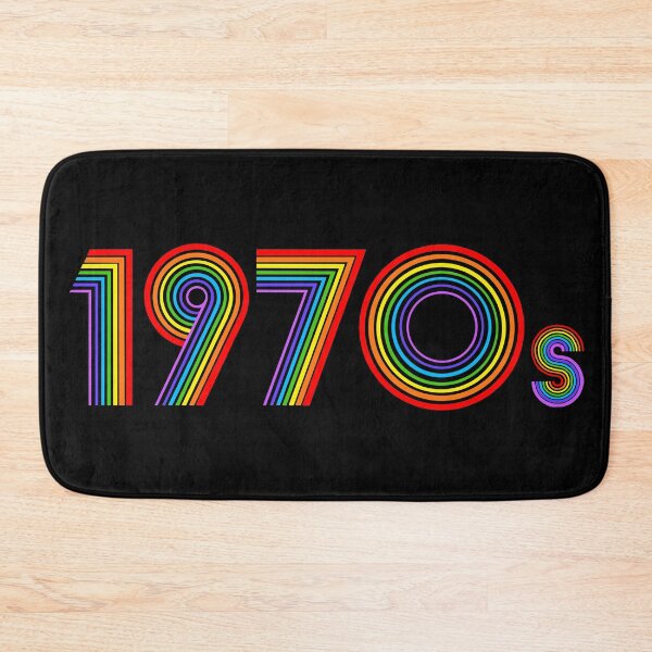 Item preview, 1970s Retro Rainbow Disco Font  designed and sold by Deborah Camp.