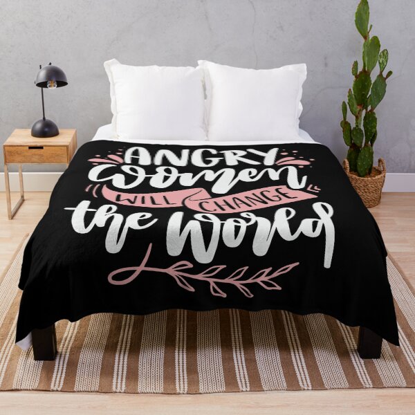 Item preview, Angry women will change the world designed and sold by GraphicBit.