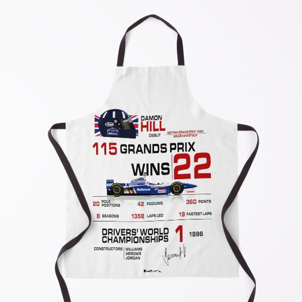 Item preview, Damon Hill - F1 Stats with car & helmet design designed and sold by JageOwen.