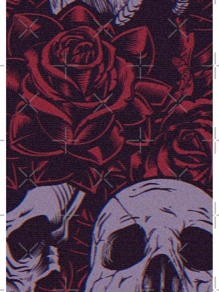 Thumbnail 4 of 4, iPhone Case, Skull in Roses designed and sold by Octover.