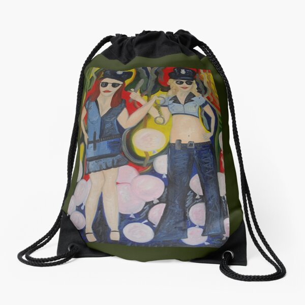 Fun Police Drawstring Bag
