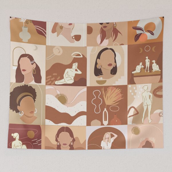 Item preview, World's Women Bohemian Art Pattern designed and sold by Printedarts.
