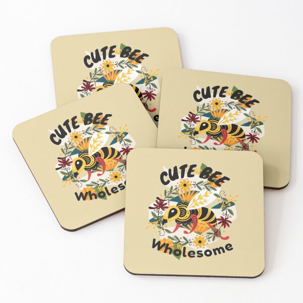 Item preview, cute wholesome bee designed and sold by Atsuwu.