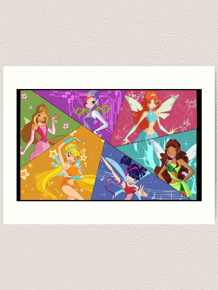 Bloom winx club Art Print by kenopsiadesigns